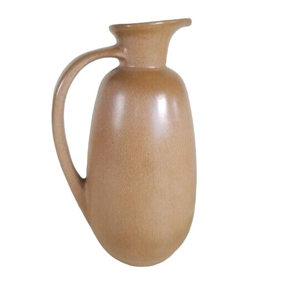 Frankoma Stoneware Pottery 8" Tall Pitcher 835 Brown - Picture 3 of 16
